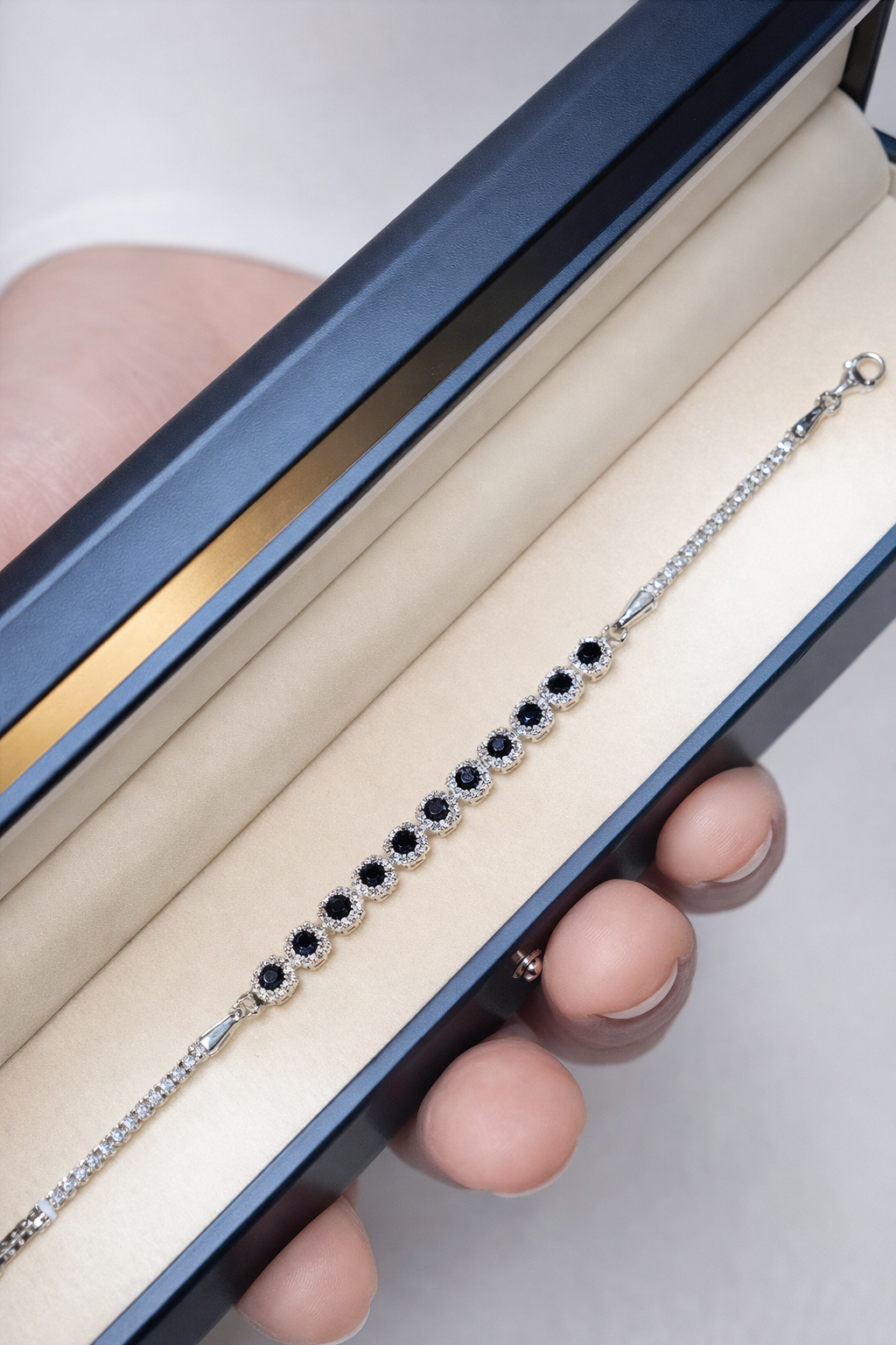 Zircon Silver Bracelet